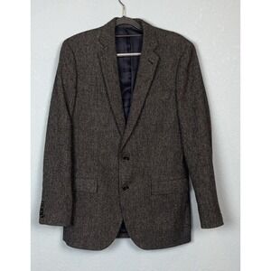 J. Crew Ludlow Blazer Men's‎ Size 42L Long Gray Moon Yorkshire Tweed 100% Wool